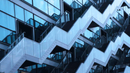 modern blue architecture