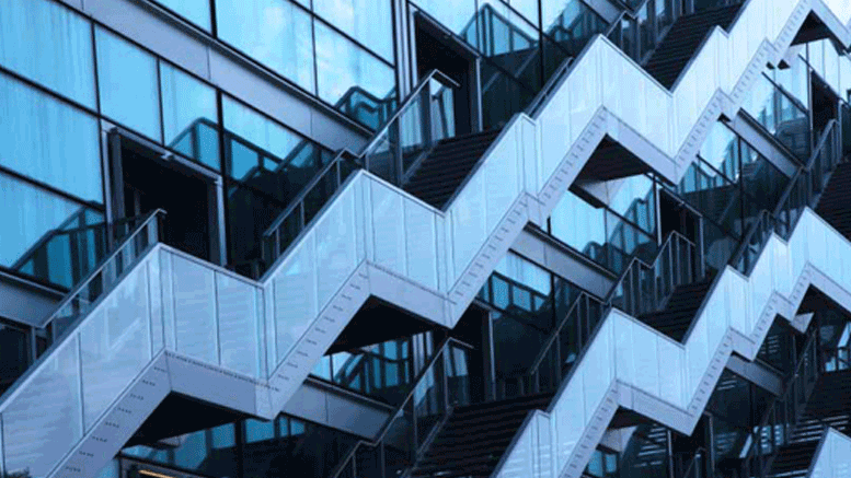 modern blue architecture